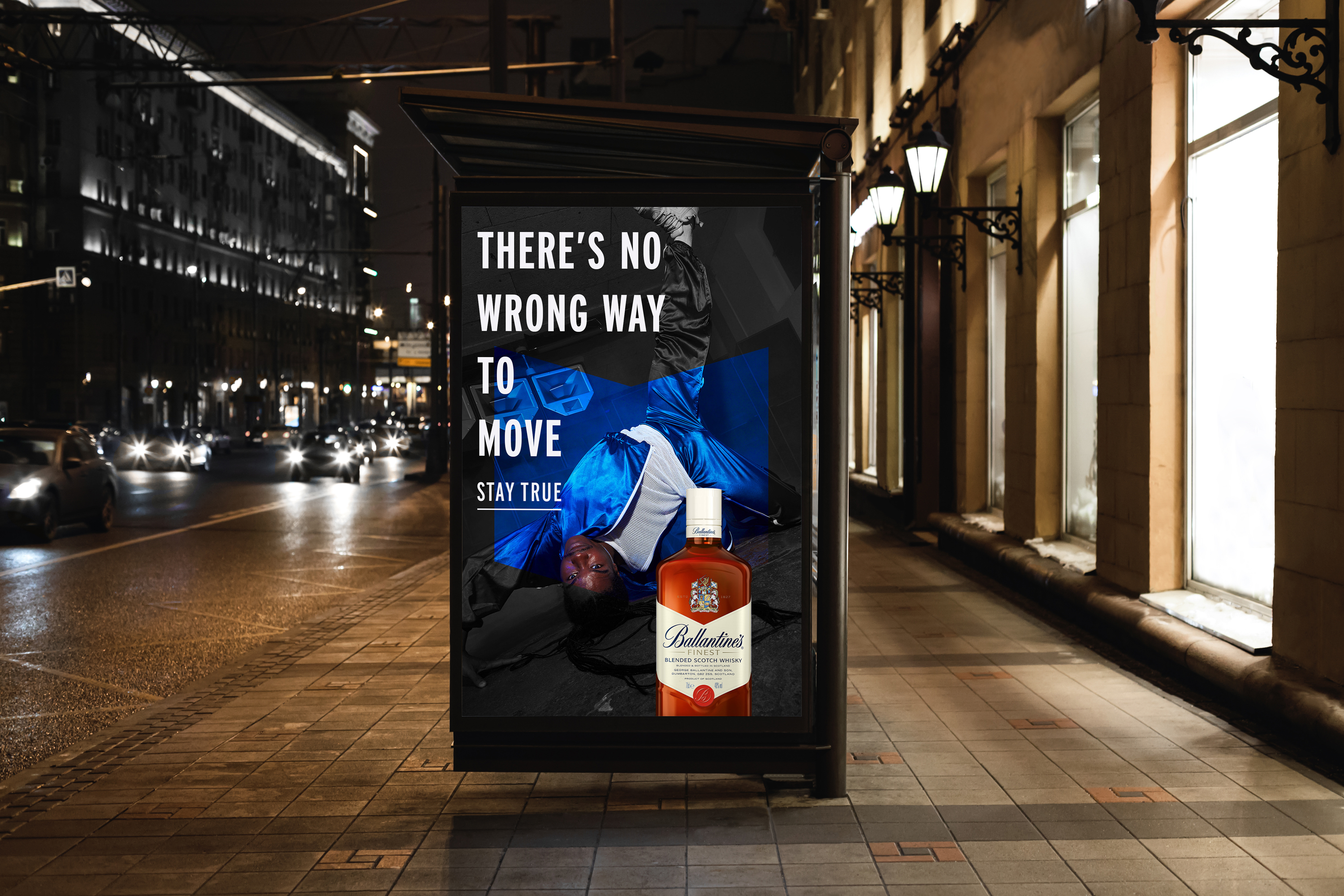 Ballantine's Whisky Dance There's no wrong way to move Stay True Ballantine's Whisky Dance There's no wrong way to move Stay True