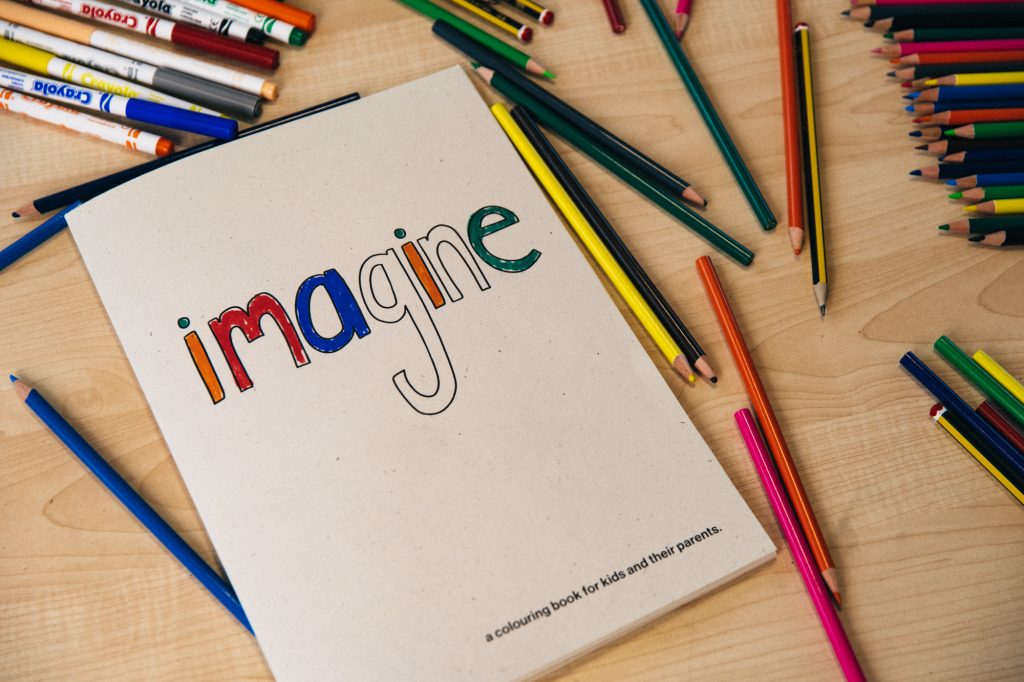 Imagine Colouring Book by CPB London